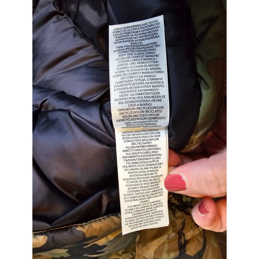 Polo Ralph Lauren Jacket Mens XLT Camo Down Puffer Hooded Winter Ski Coat - Picture 9 of 11